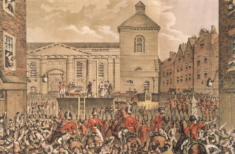 Thomas Pakenham Thomas Street,Dubli the Scene of Rober Emmet-s execution in 1803 oil painting image